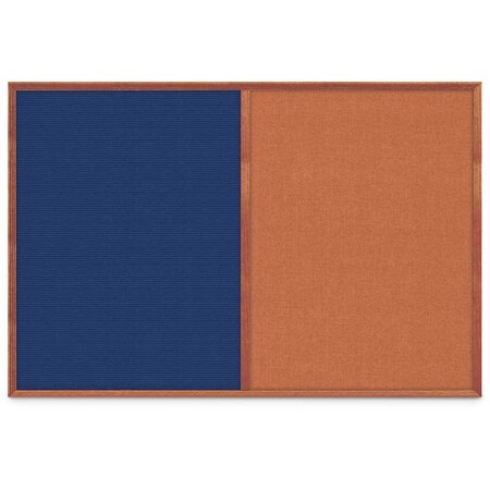 United Visual Products Slim Style Indoor Enclosed Corkboard, 30", UV503SCH-BLACK-BLACK UV503SCH-BLACK-BLACK